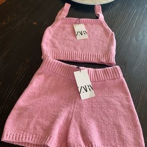 Brand new rustic knit set size M